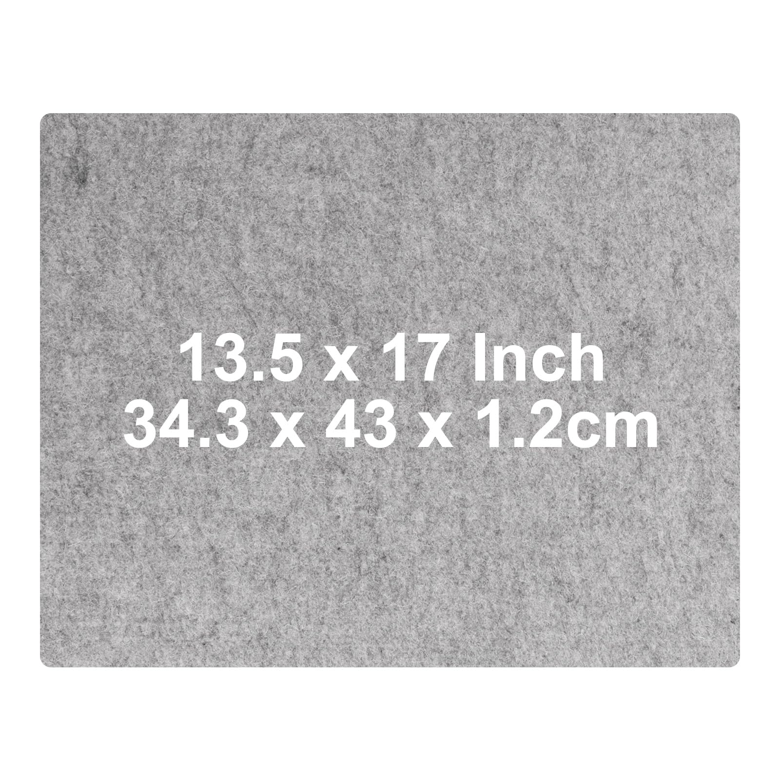LDXDRU 17×13.5 Inch Wool Pressing Mats, 12mm Thick Portable Ironing Mat