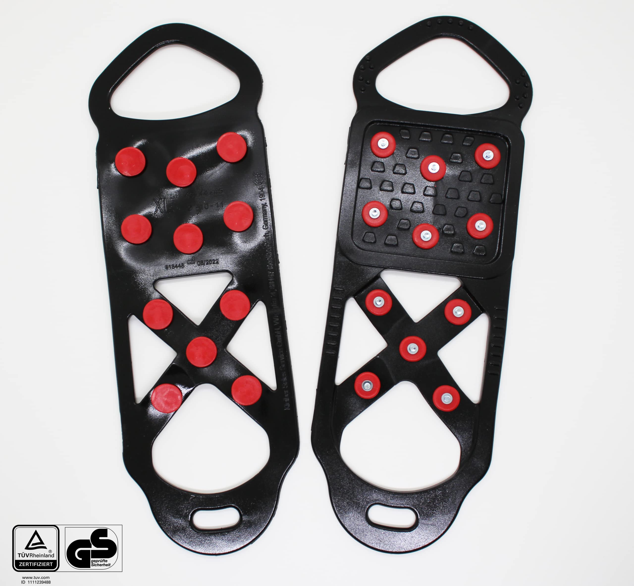 Kleiber Schuhspikes - Laufspikes, Schwarz, Minimalist, Skifahren, Anti-Rutsch, Sicherheitsgeprüft