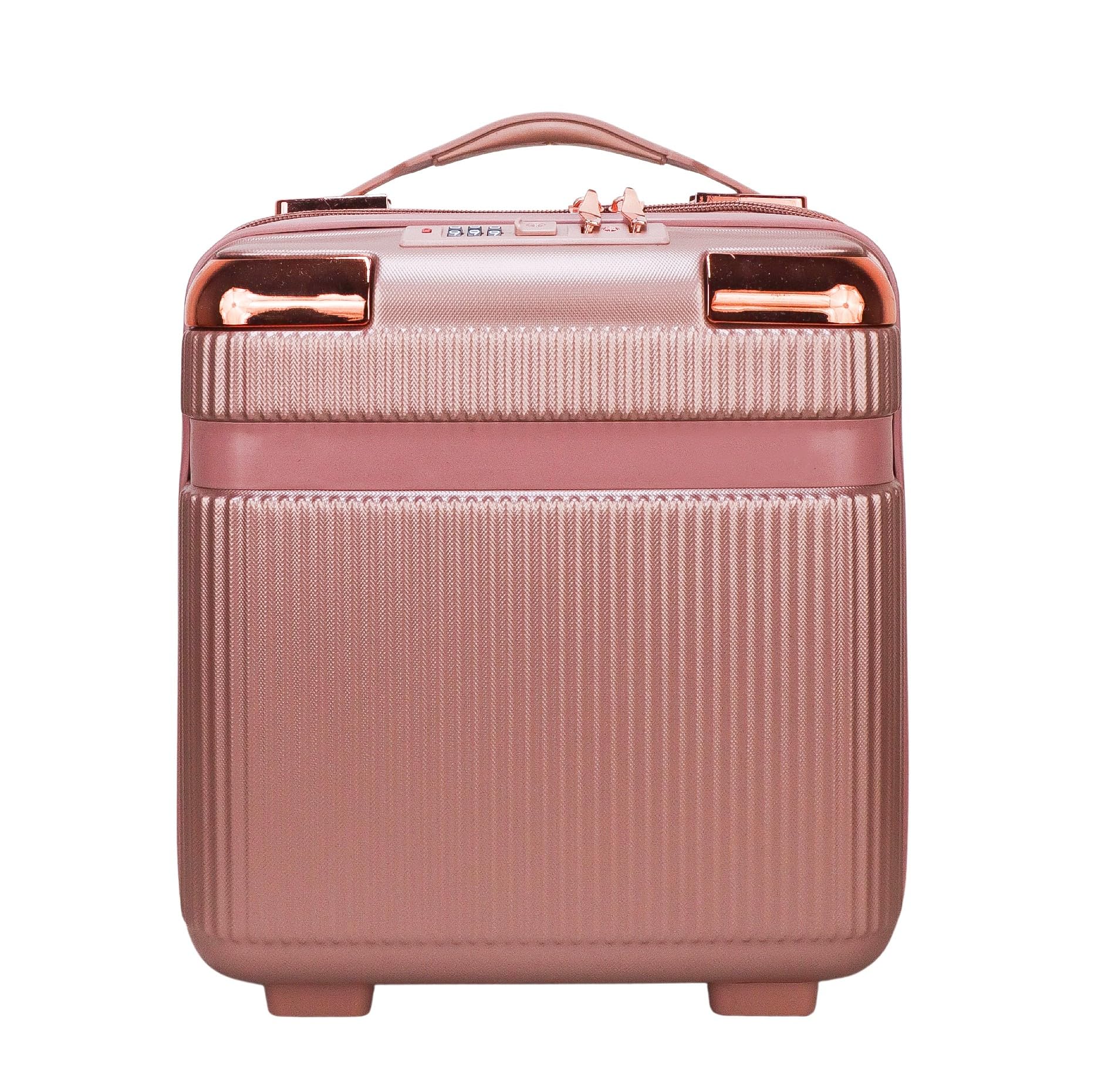 Adson Travel Make up Train Case, Waterproof Portable Hard Shell Cosmetic Case Luggage Mini Suitcase Makeup Brushes Bag Toiletry Organizer Portable Makeup Carrying Case-picture-44