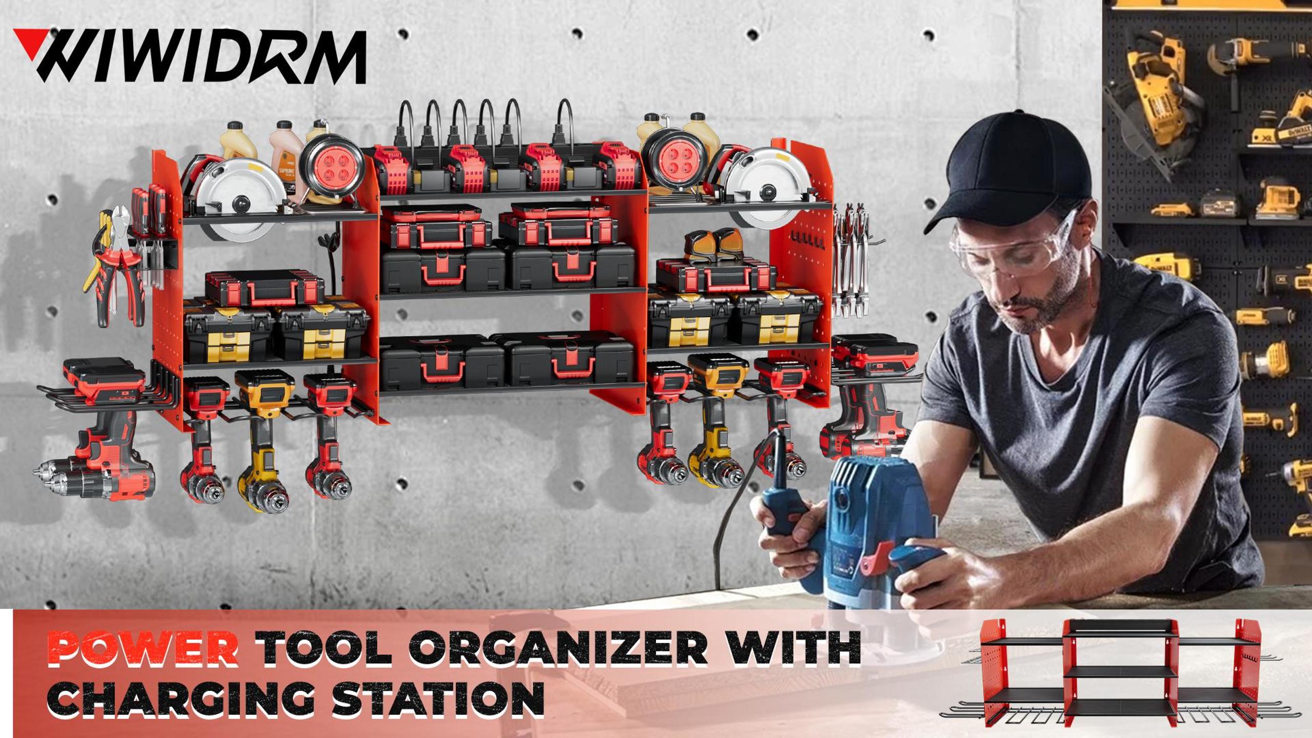 Amazon.com: WIWIDRM Upgrade Large Power Tool Organizer Wall Mount