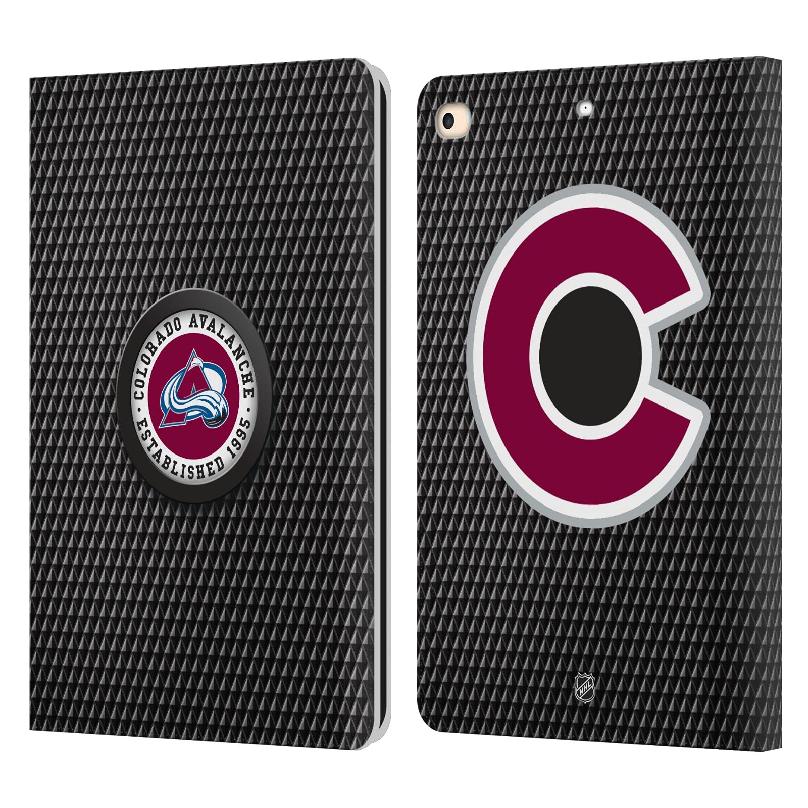 Housse cuir iPad 9.7 Colorado Avalanche - Finition texture palet NHL - 7
