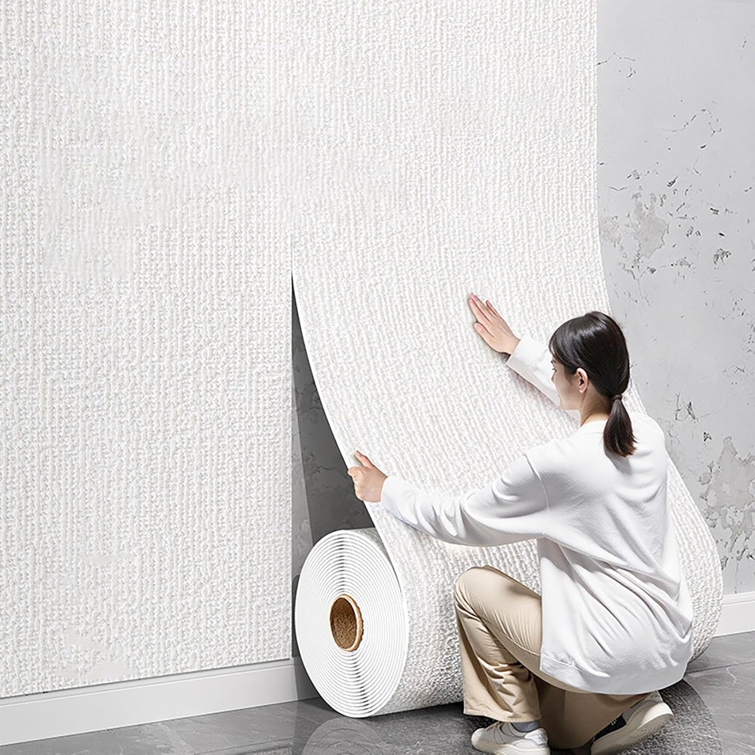 Papier peint isolant thermique contre les murs froids mousse 5mm autocollant imperméable pour intérieur