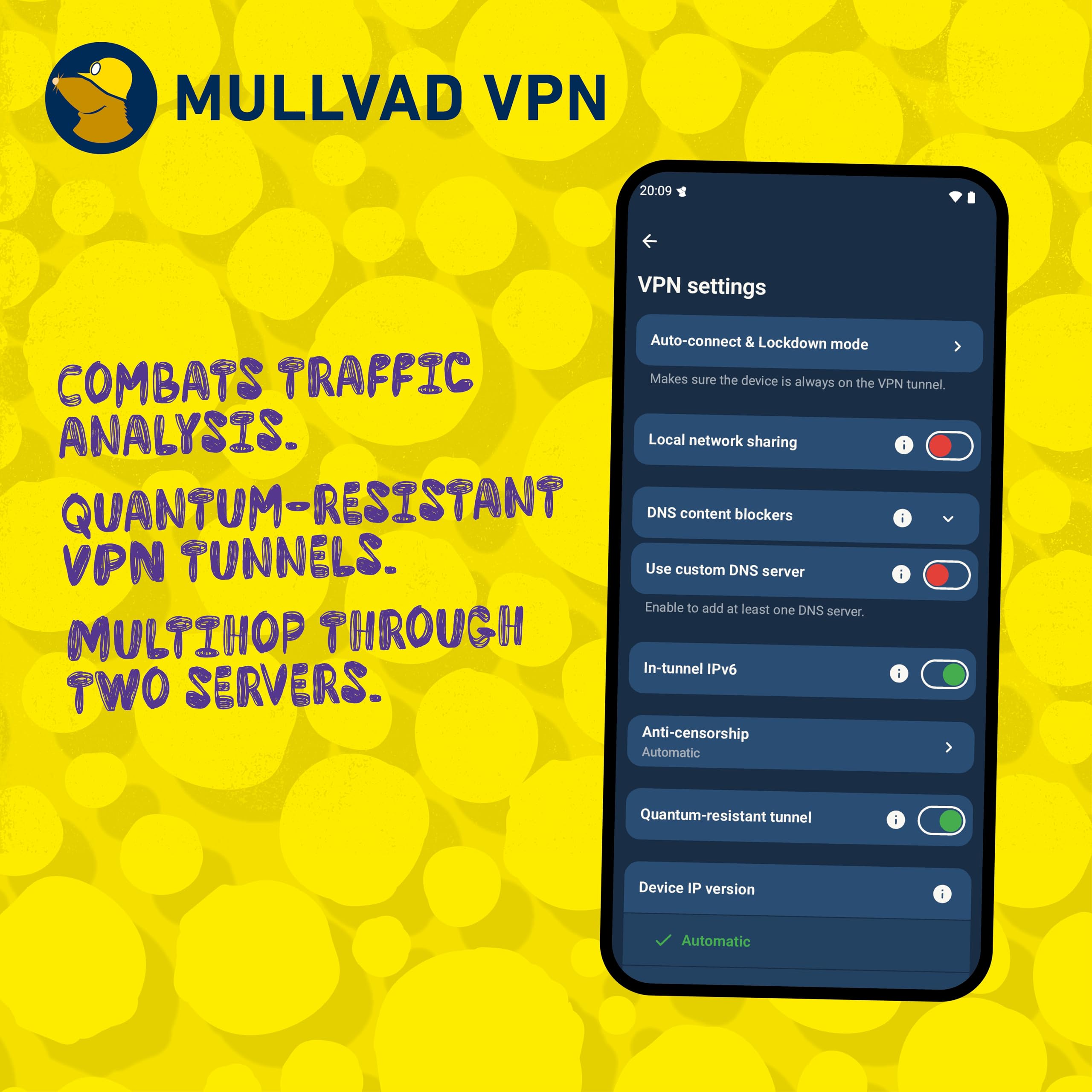 Mullvad VPN | VPN 6 Monate für 5 Geräte | Mehr Datenschutz mit einer intuitiven VPN-Software