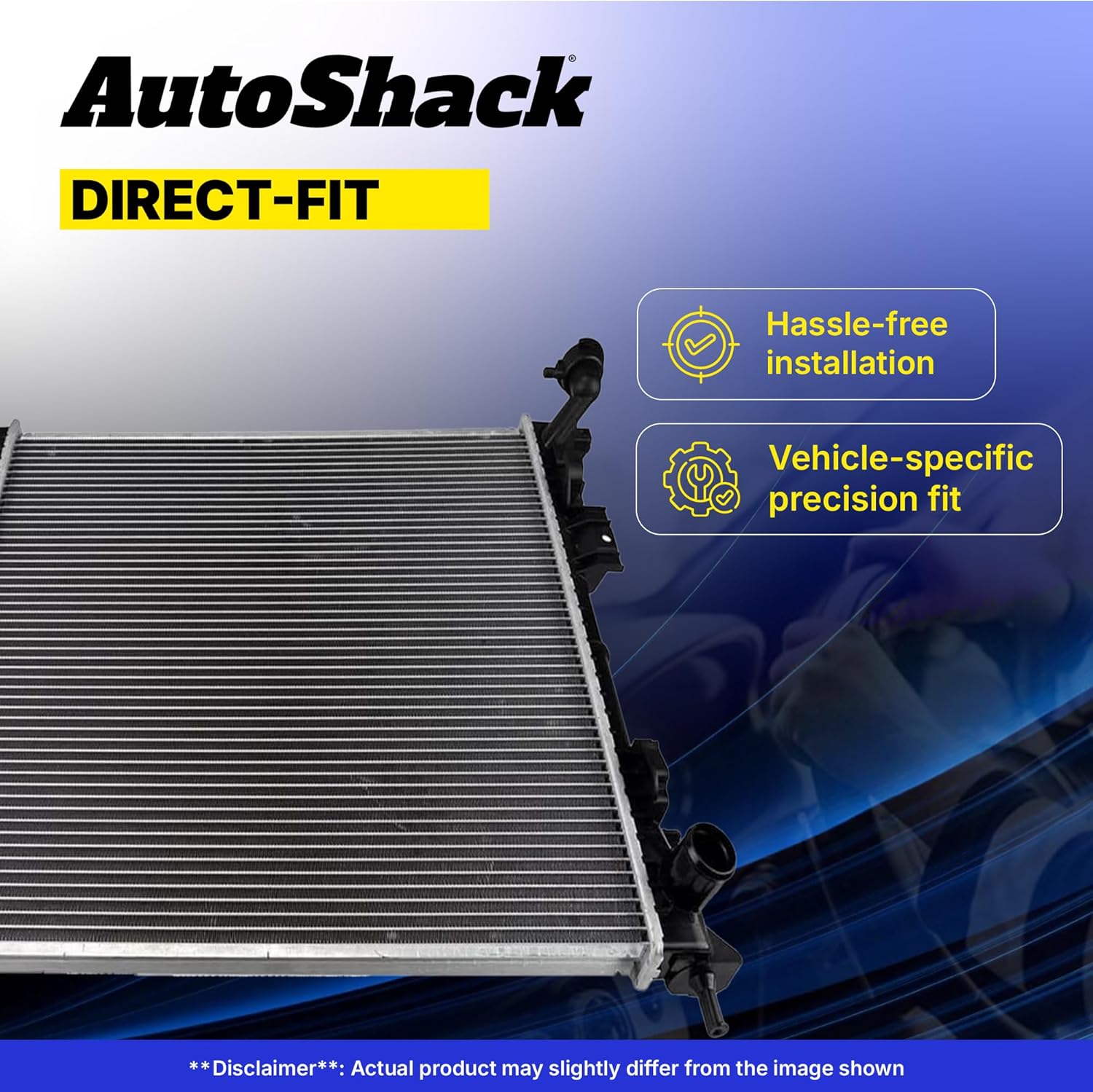 AutoShack Radiator Replacement for 2000-2005 Buick LeSabre 2000-2005 Pontiac Bonneville 1-PC