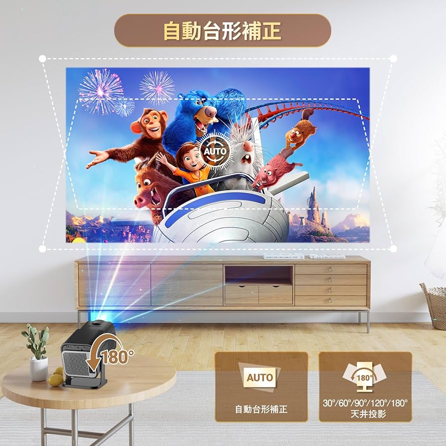 Amazon.co.jp: 【進級版&Android 11搭載】HIPPUS プロジェクター 天井