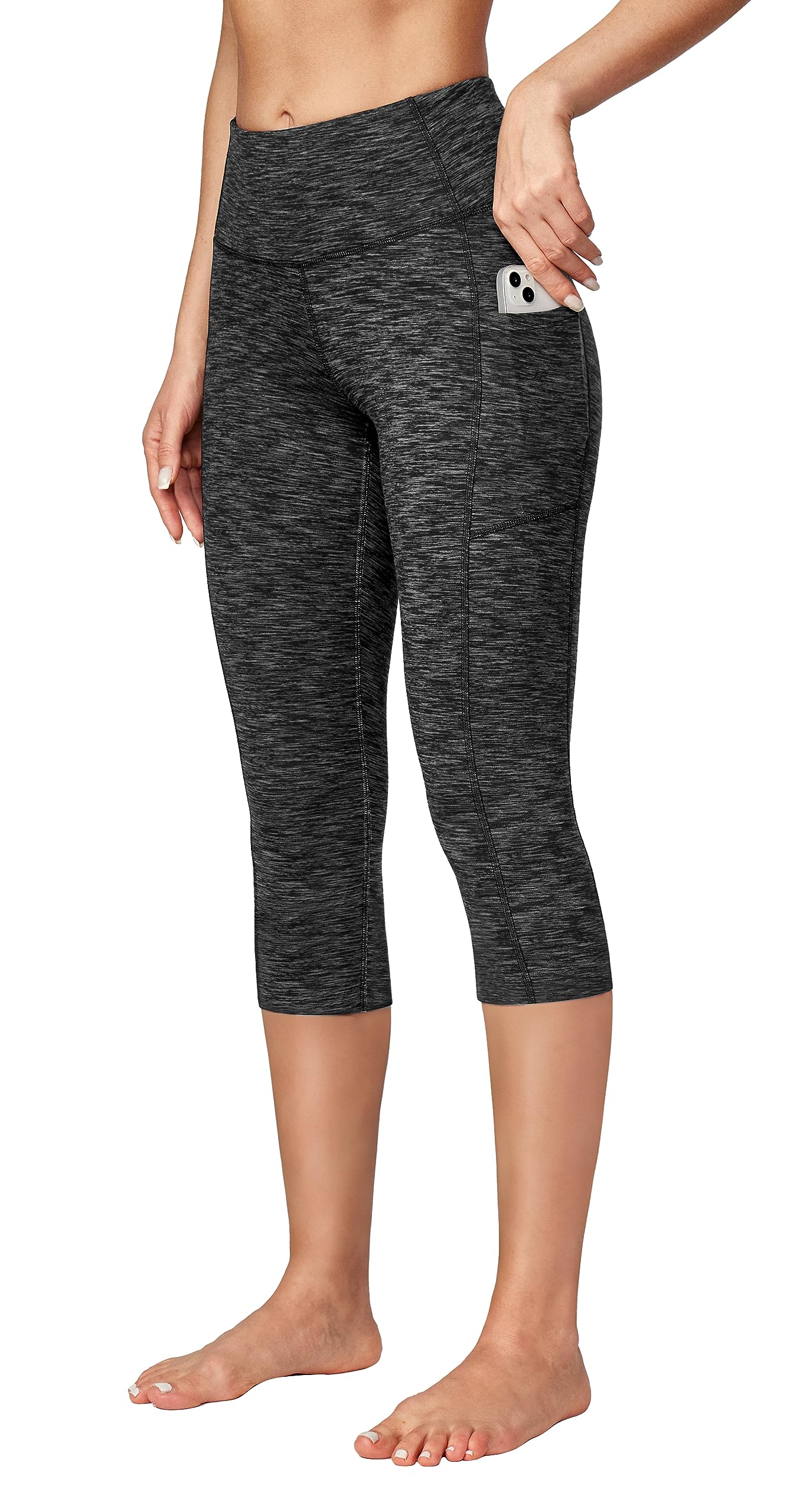 Capri Leggings with Pockets for Women High Waisted Yoga Pants Women Capris