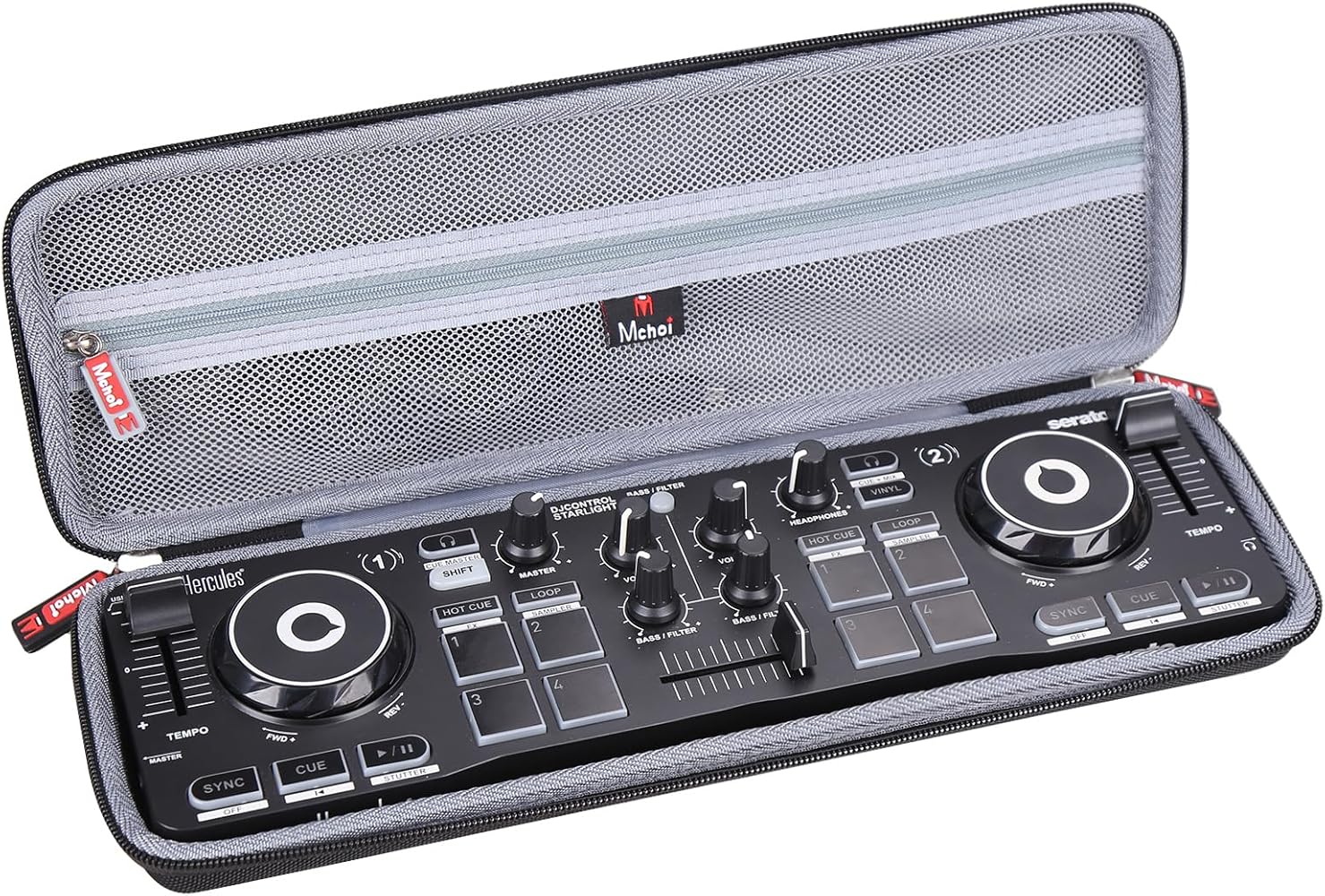 Hercules DJ CONTROL STARLIGHT セミハードケース付き Hercules DJControl Starlight Ultra Portable Compact DJ Controller
