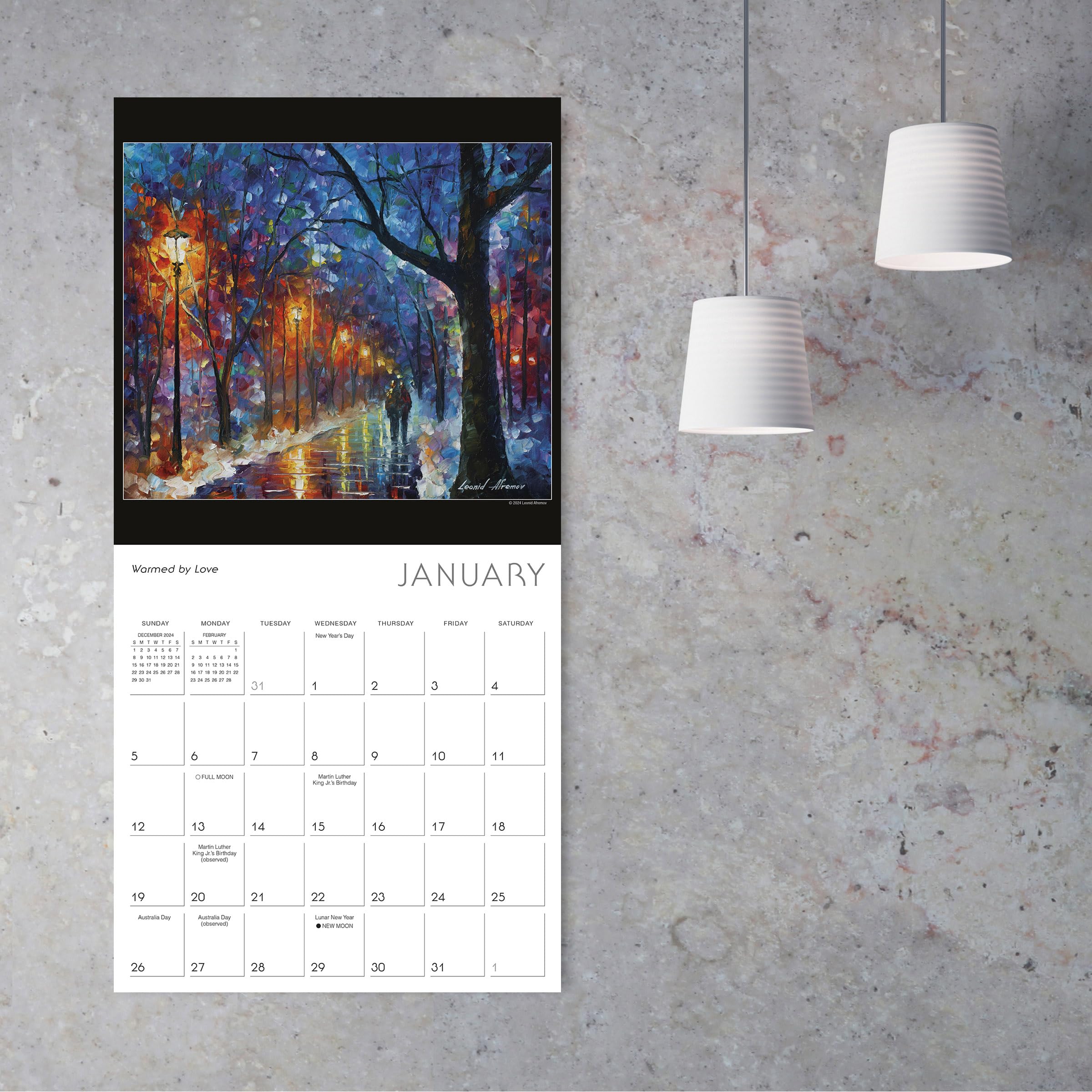 Impressions of Light 2025 Wall Calendar — The Fine Art of Leonid