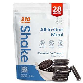 310 Nutrition All-In-One Meal Replacement Shake Powder - Cookies N Cream