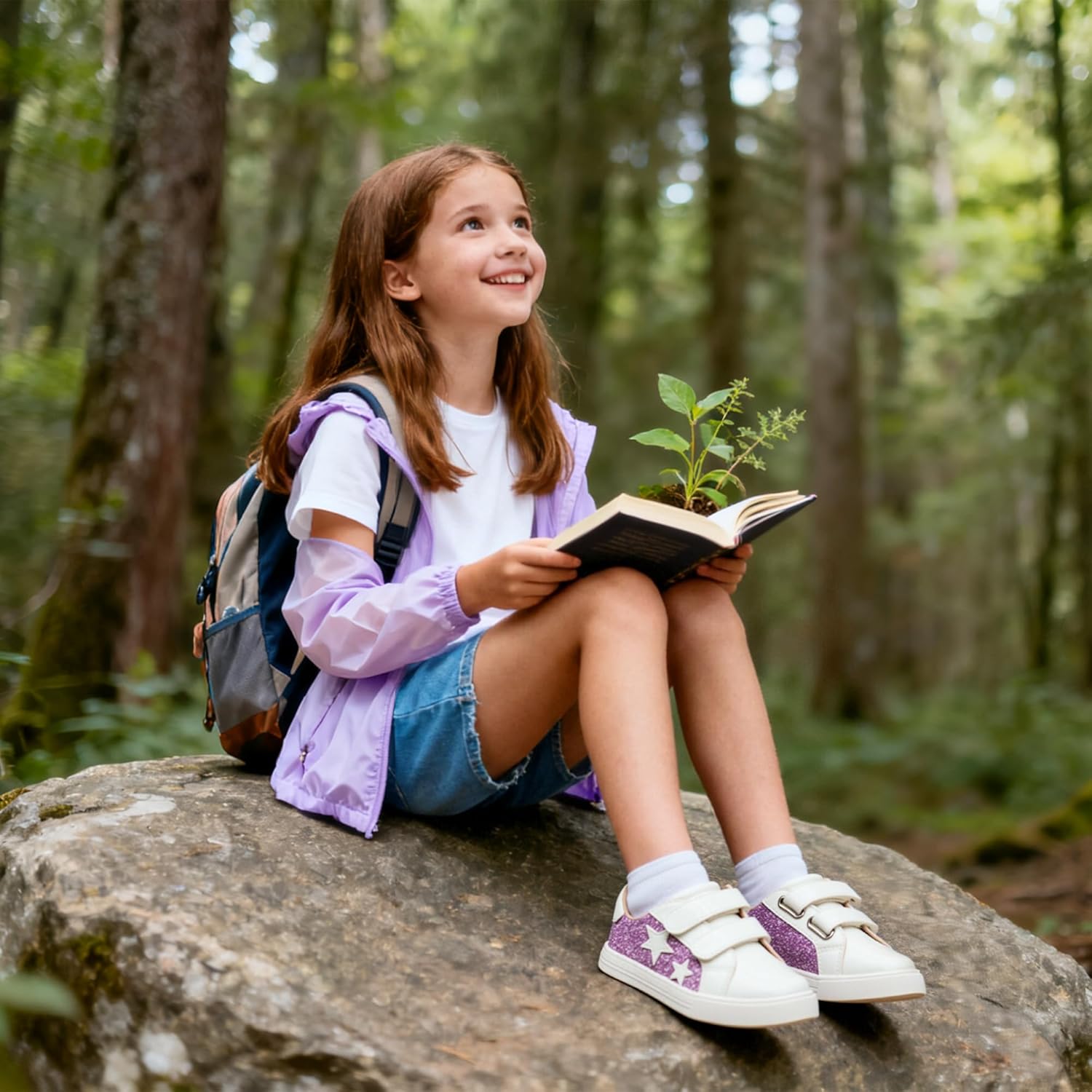 Kiderence Toddler Girls Sneakers Little Girls Running Sports Shoes(Toddler/Little Kids) - Image 3