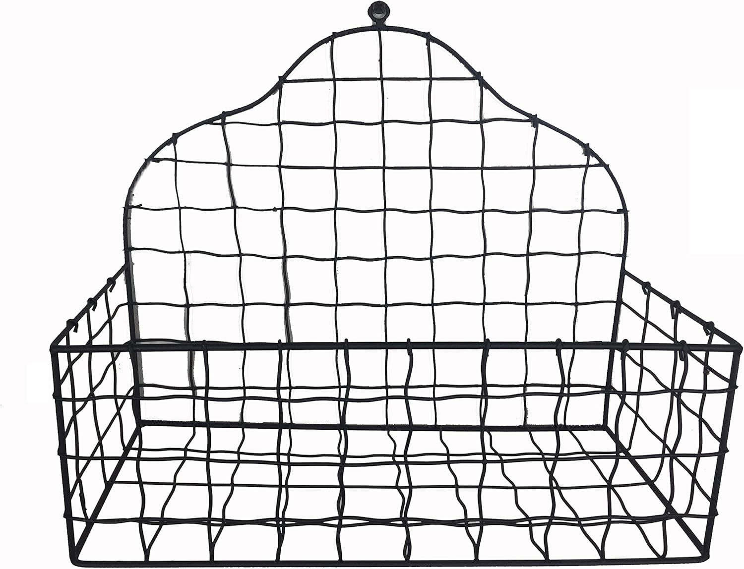 WGX Design For You Mounted Openwork Metal Wire Storage Basket Shelves/Display Racks
