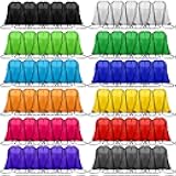 120PCS Drawstring Backpack,Drawstring Bags,Sport Bag Bulk Gym Cinch Bag Sack for Women Men Outdoor Sports,12 Colors (120PCS)