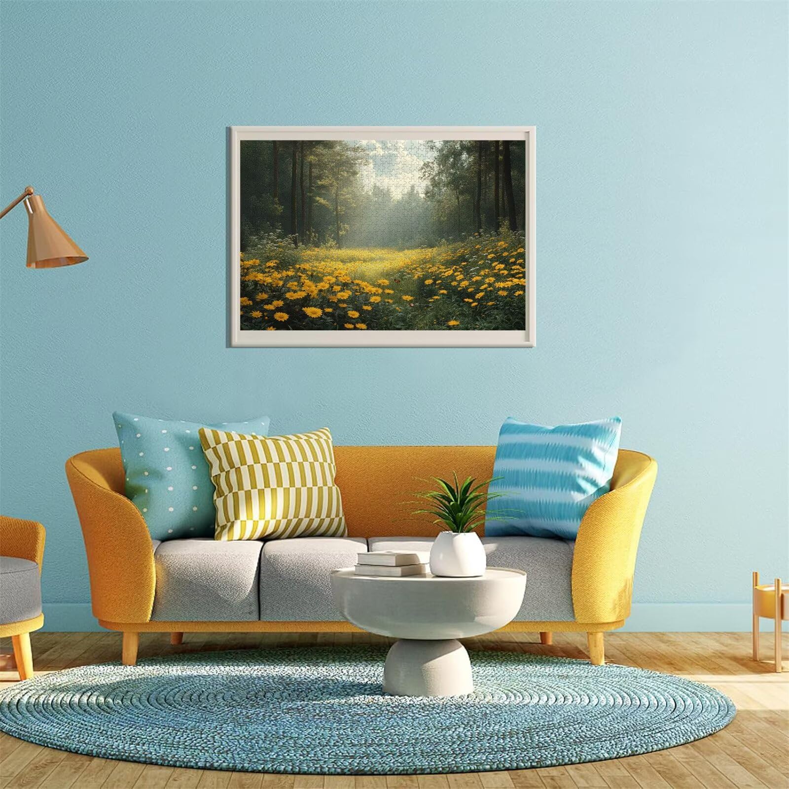 Puzzle Erwachsene 2000 Teile Wald Blume Educa Jigsaw für Kinder ab 8 Jahren Mädchen Jungen, Erwachsene Impossible Klassische Puzzles Schwer, Anspruchsvoll Spielspaß, Als Familienspiel 70x99cm t-866