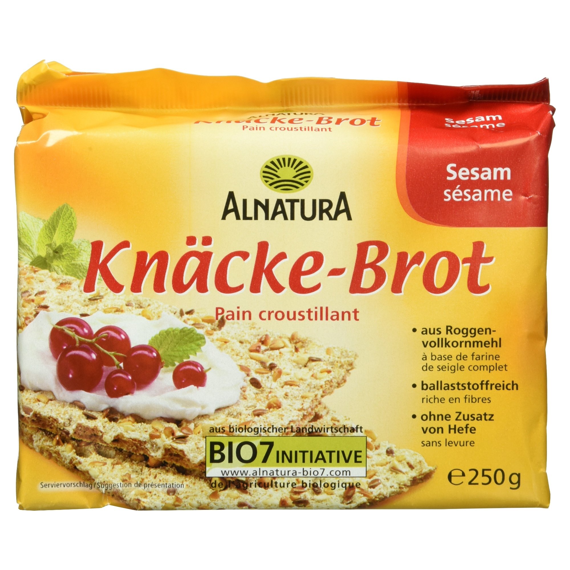 Alnatura Bio Knäckebrot Sesam, 250g
