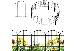 12 Pack Decorative Garden Fence Panels: Protect Your Yard in Style