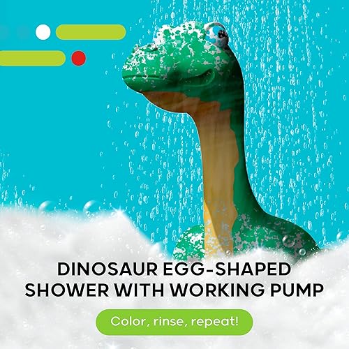 Miniatura 4 de Discovery Kit de pintura de manualidades de dinosaurios, juego de arte de enjuague y recolor de dinosaurio para niños, incluye 4 dinosaurios, 1