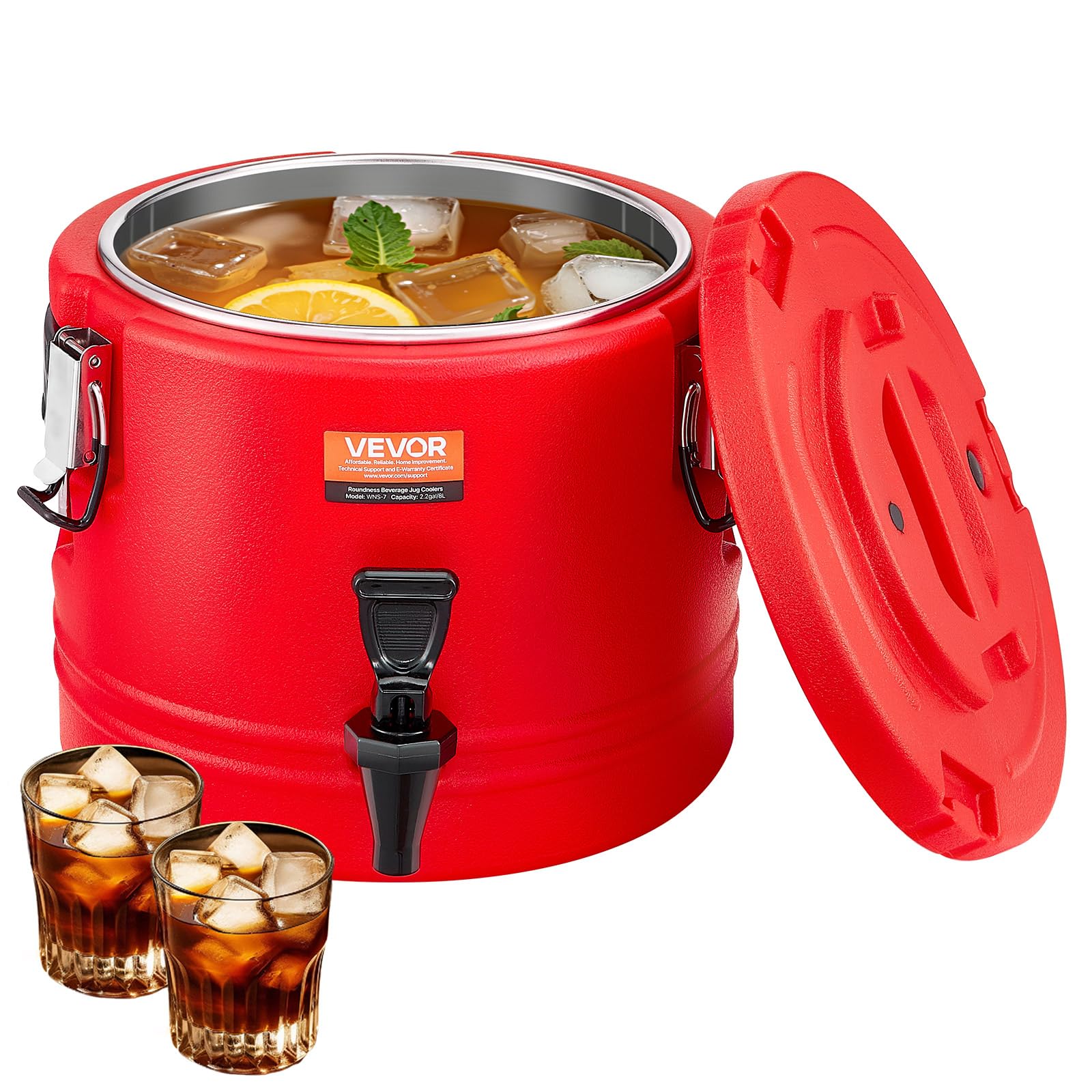 VEVOR 8 L isolierter Getränkespender mit Zapfhahn