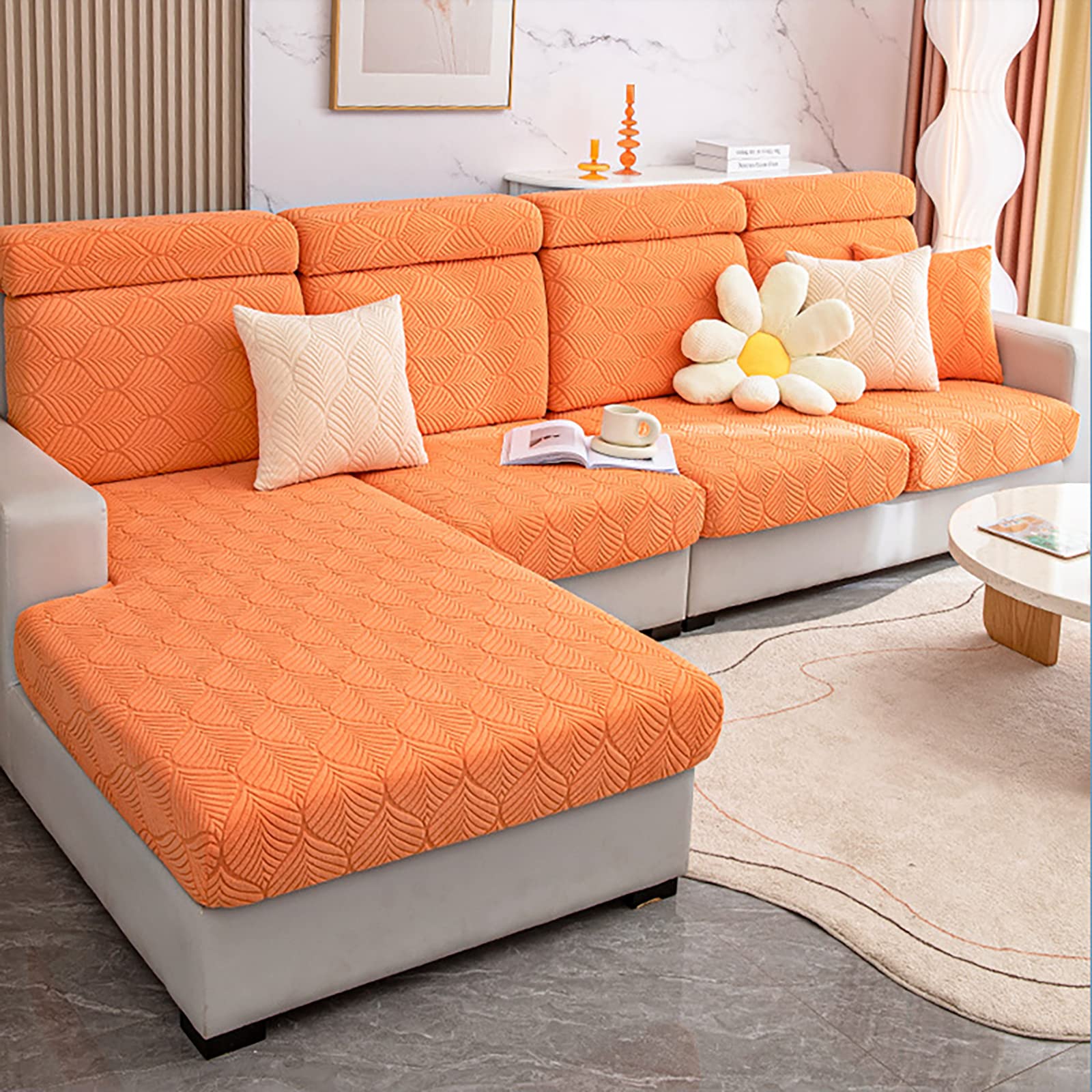 Protection de meubles anti-usure : housses de canapé jacquard