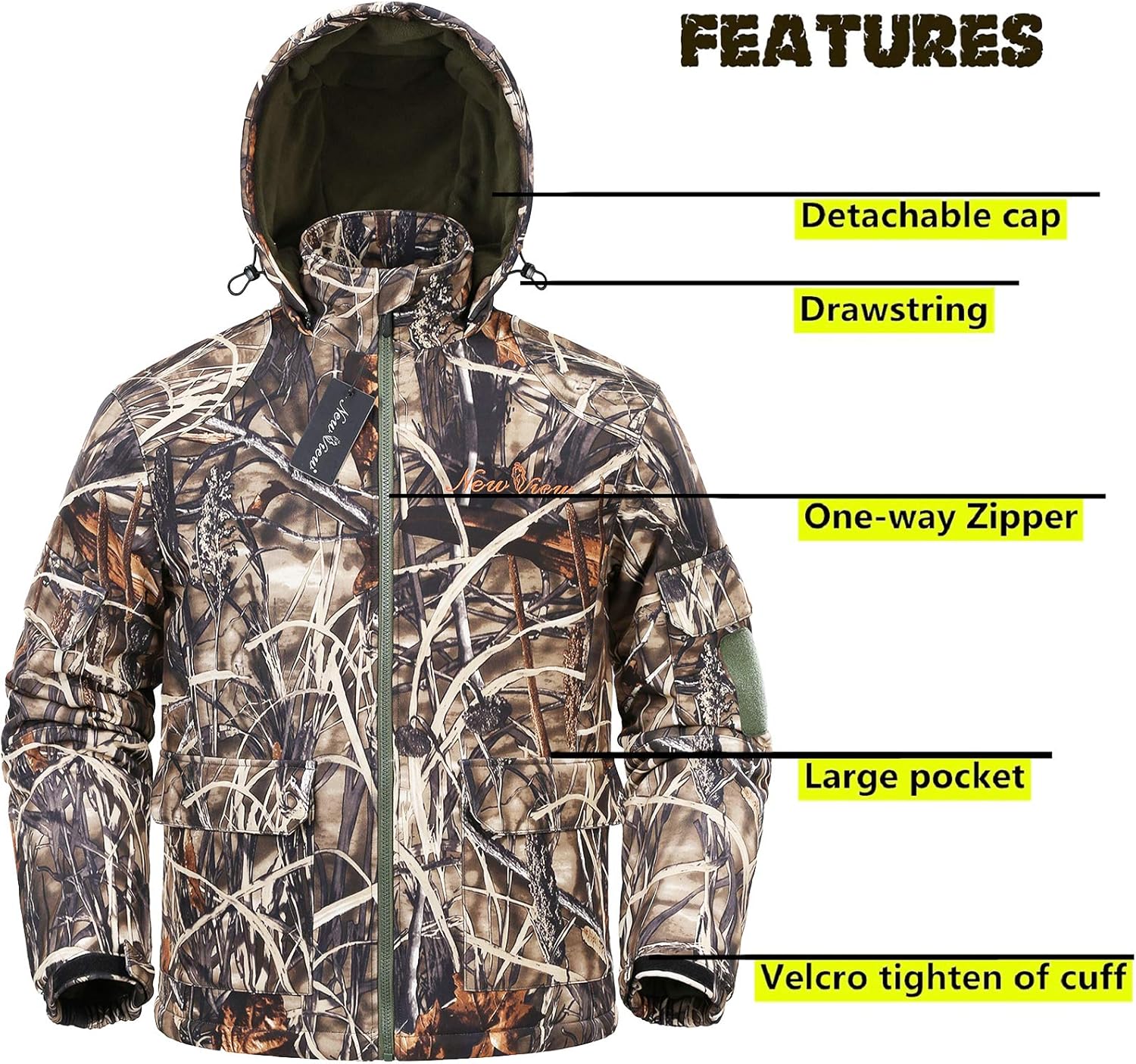 Amazon.co.jp: New VIEW ハンティング服 メンズ 2020