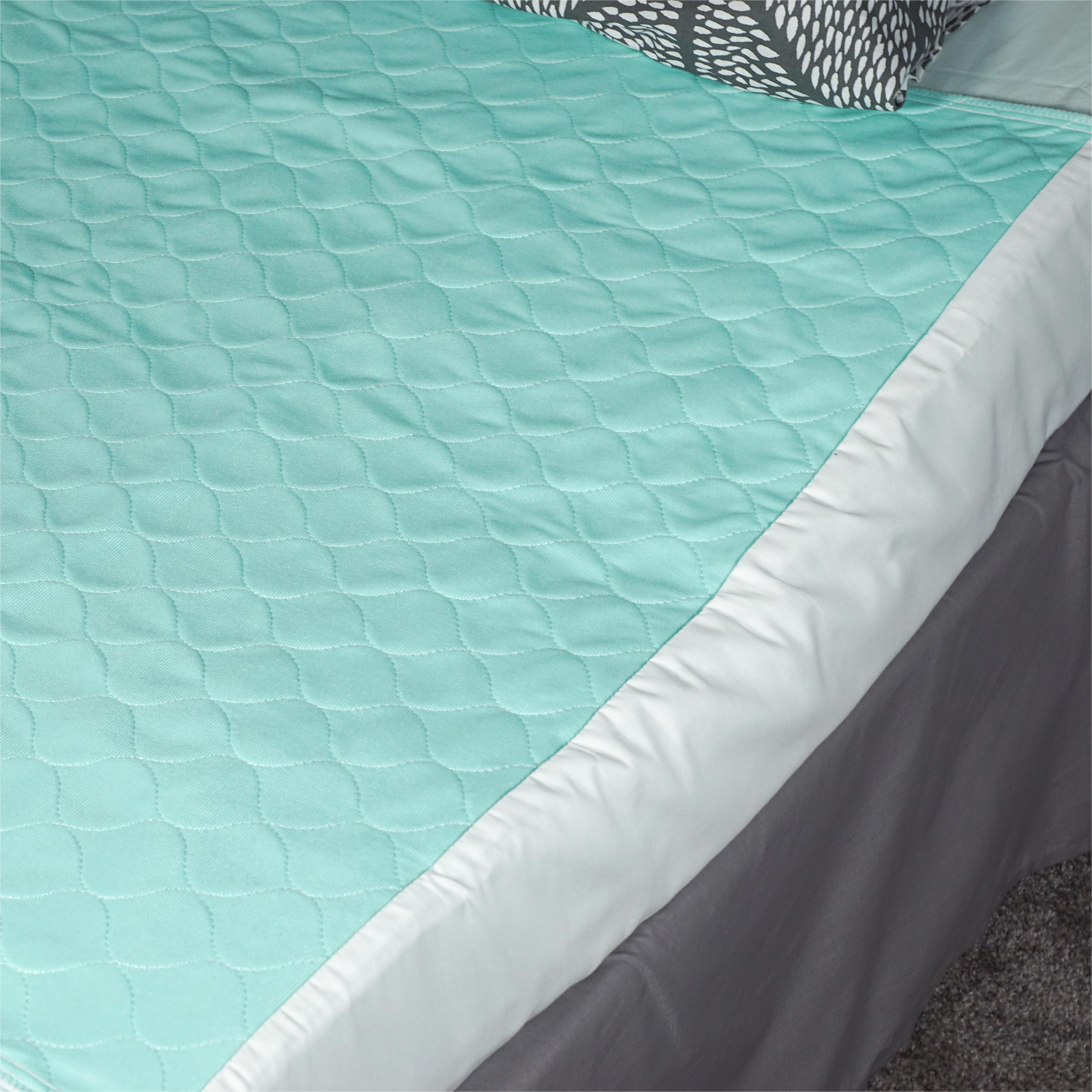 Aidapt VM842E - Paquet de 2 alèses avec Rabats repliables - 850x900x50mm