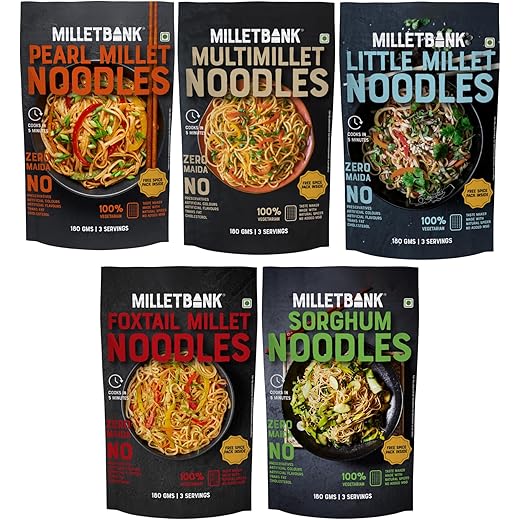 Millet Bank Noodles Combo 900gm