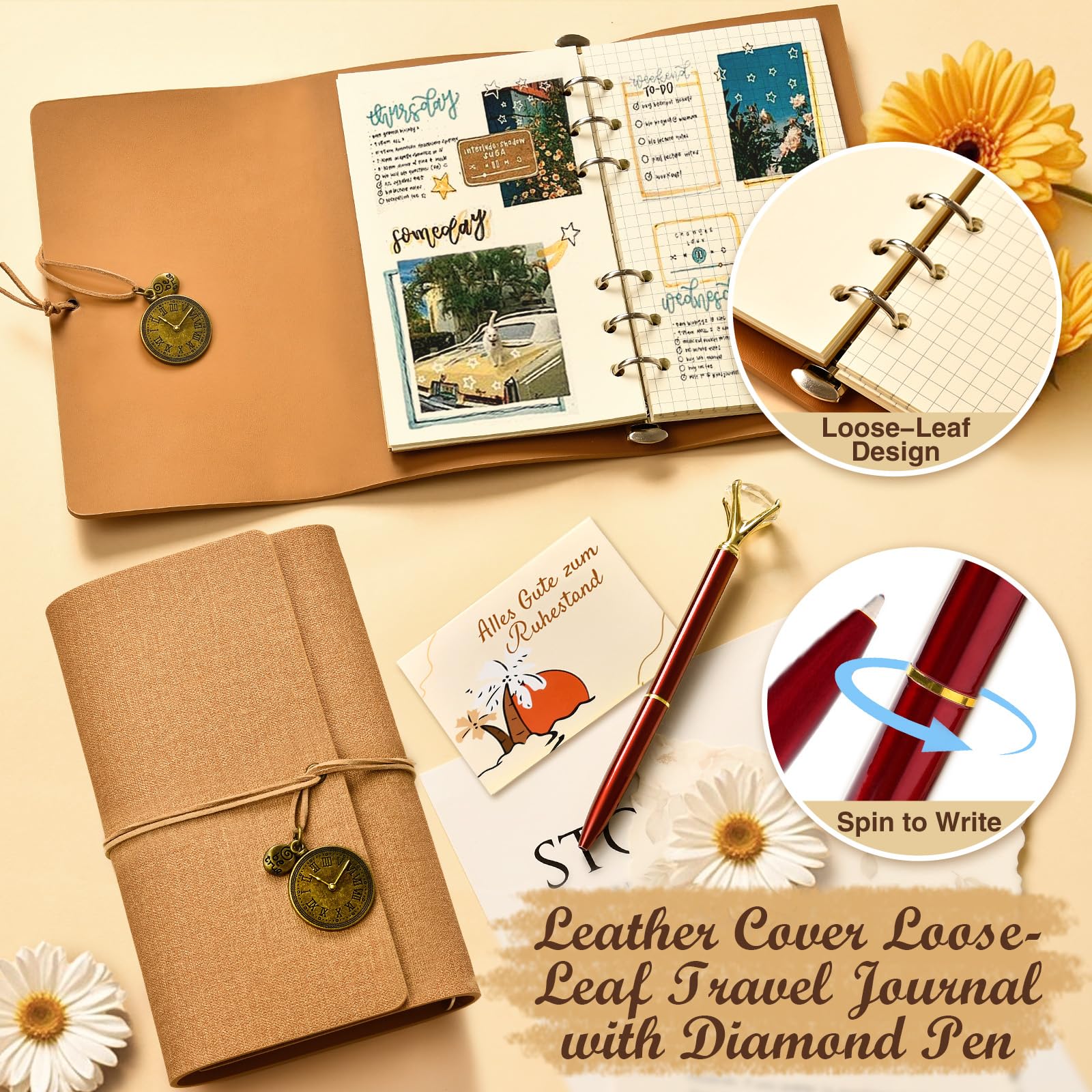Ruhestand Geschenk Frauen mit Reisetasche, Decke, Kaffeebecher, Notizbuch, Duftkerze, SPA Entspannung Renteneintritt Rentner Geschenk für Rentne Frau Lehrerin Kollegin