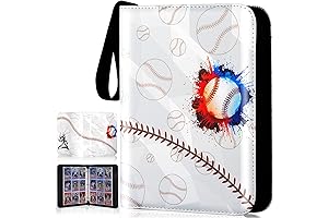 Card Binder 9-Pocket Baseball Card Book - Holds 900 Cards