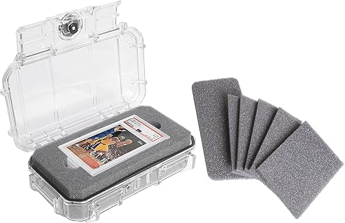 Miniatura 3 de Case Club Estuche para 9 tarjetas graduadas – Se adapta a hasta 9 losas PSA – Organiza Pokemon y Sports Trading Graded Card Case – Resistente –