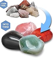 Vista 3 de Discovery #MINDBLOWN - Juego de vasos de roca de 18 piezas, máquina motorizada con kit de pulido, rocas y accesorios de joyería