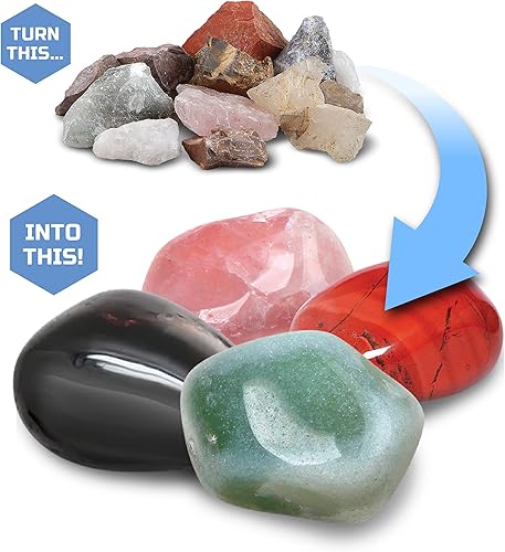 Miniatura 3 de Discovery #MINDBLOWN - Juego de vasos de roca de 18 piezas, máquina motorizada con kit de pulido, rocas y accesorios de joyería