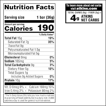 Atkins Peanut Butter Protein Wafer Crisps, 4g Net Carb, 2g Sugar, 5 Count