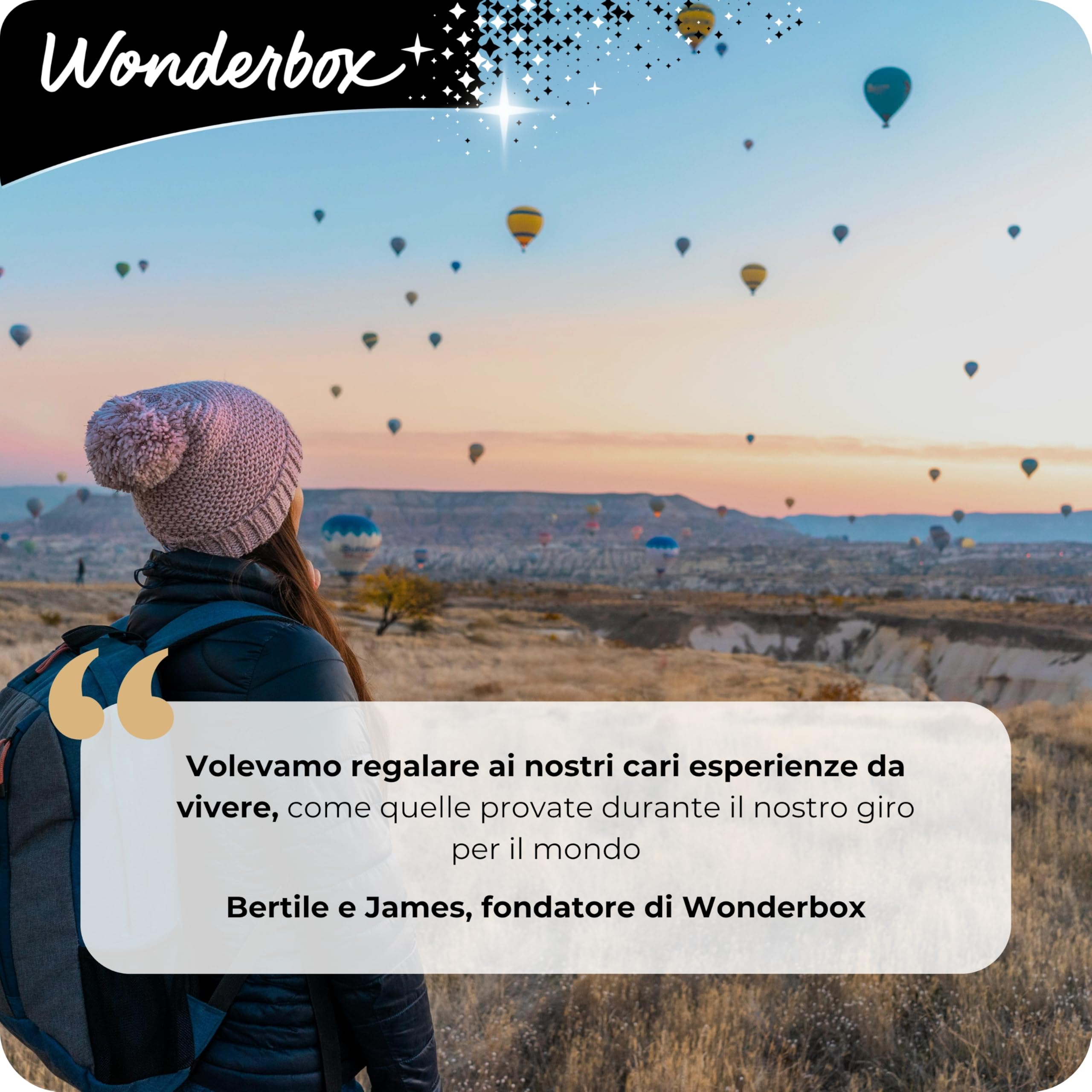 Wonderbox - Cofanetto Regalo - Auguri Da Sogno - 1 o 2 persone - 4200 attività : Soggiorni, Benessere, Sport & Tempo Libero | 1 attività a scelta - Più di 4200 esperienze - Soggiorni, benessere o sport & tempo libero