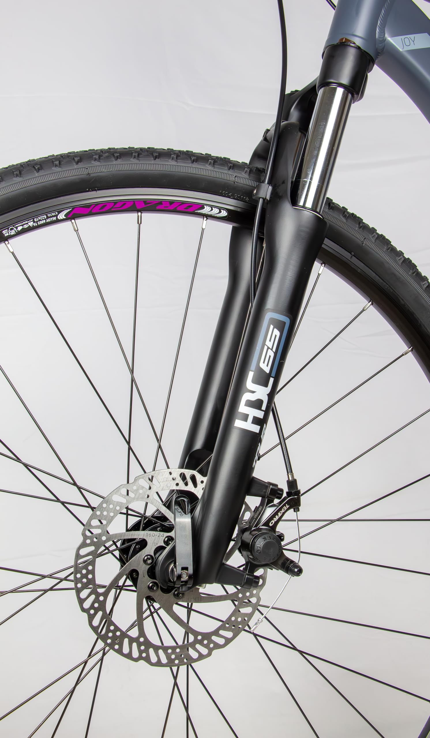 HEAD Bicicleta de Cross I-Peak 1.0 Joy para Mujer, Color Gris Mate y Rosa, 50