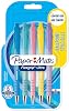 Paper Mate Flexgrip Ultra Pastel Ballpoint Pens | Medium Point 1.0mm | Blue Ink | Pastel Barrels | 5 Count