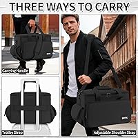 Vista 6 de Bolsa de Cables para DJ con 6 Divisores Desmontables Bolsa de Cables de Alta Capacidad para Conciertos para Cables, Equipo de DJ, Instrumentos