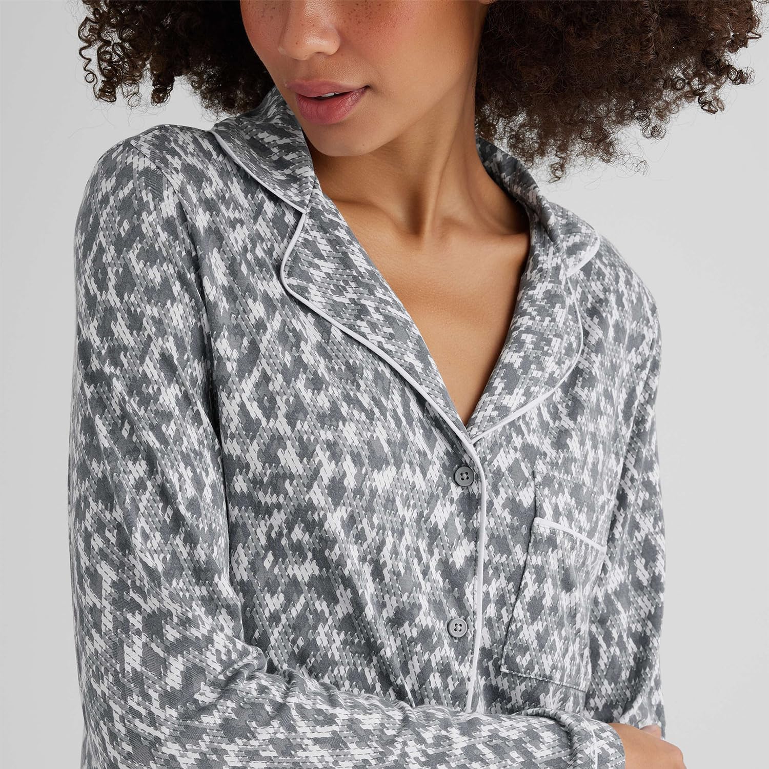 Tommy John Women's Long Sleeve Sleep Top and Pant Set - Image 3