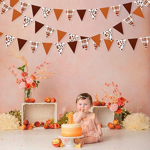 Vista 44 de Banderín de lunares rosados plateados de 30 pies, color rosa y plateado, banderines triangulares, guirnalda de banderines para baby shower, Rosa