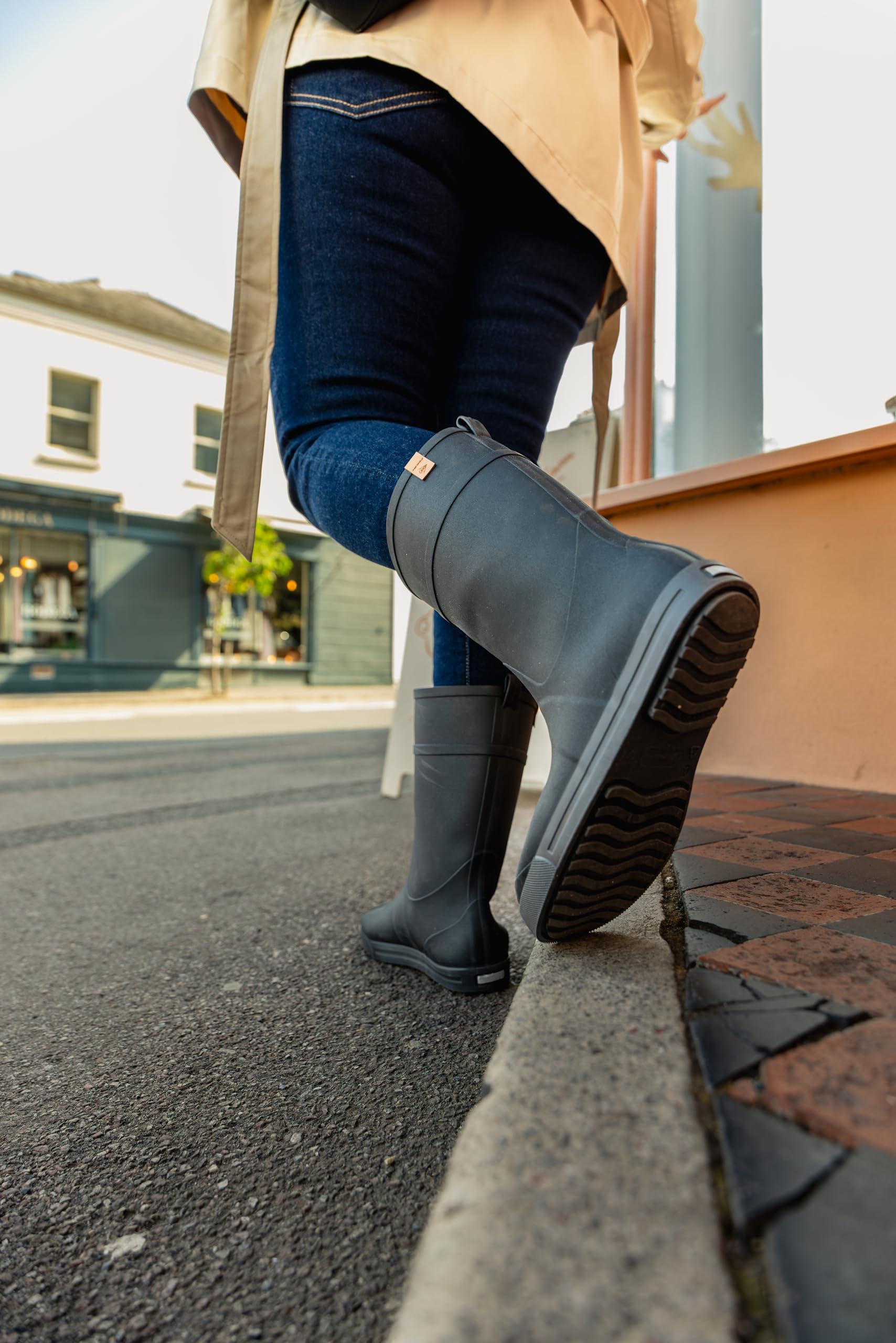 DUNLOP Amsterdammer - Botas de agua impermeables y modernas para mujer - Diseño elegante - Ligeras y duraderas para el uso diario – Tallas 36–42