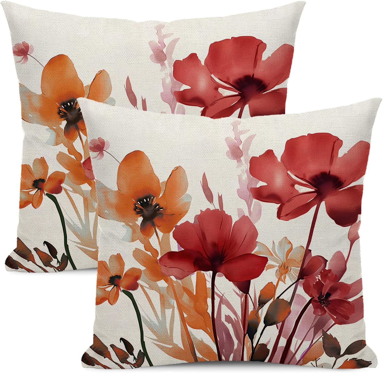 Flower- Burgundy Red Orange