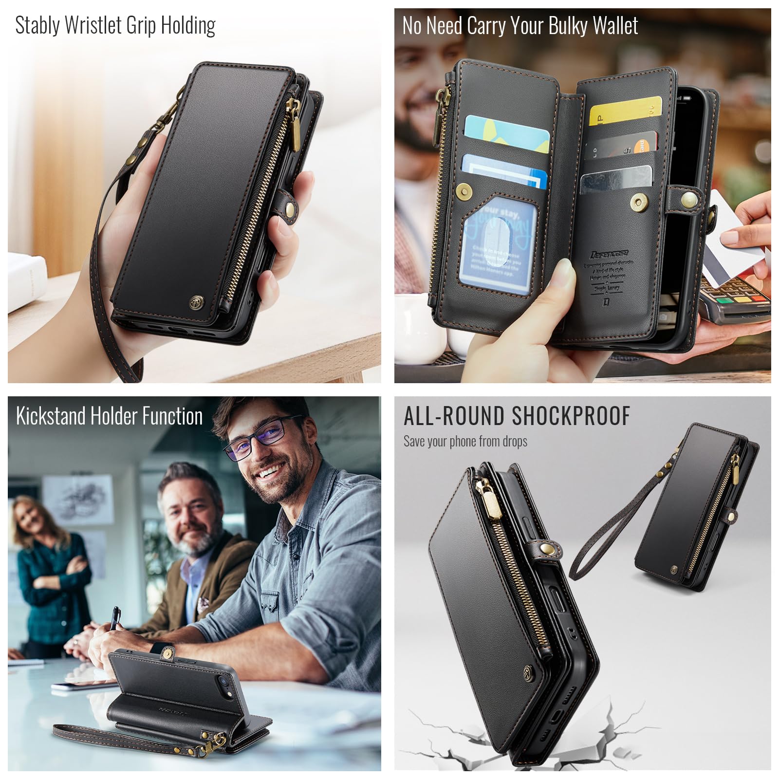 Defencase For IPhone SE/8/7 Case, RFID Blocking For IPhone SE 2020