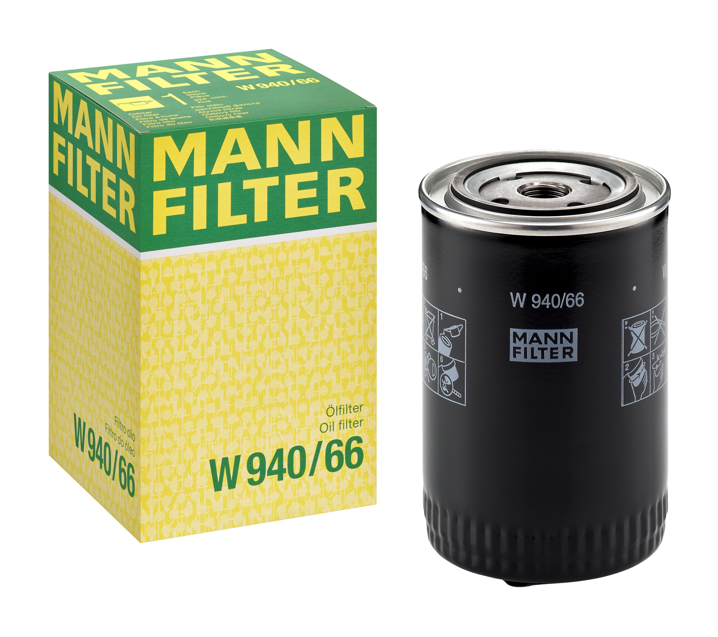 MANN-FILTER W 940/66 Ölfilter - für Pkw + Transporter