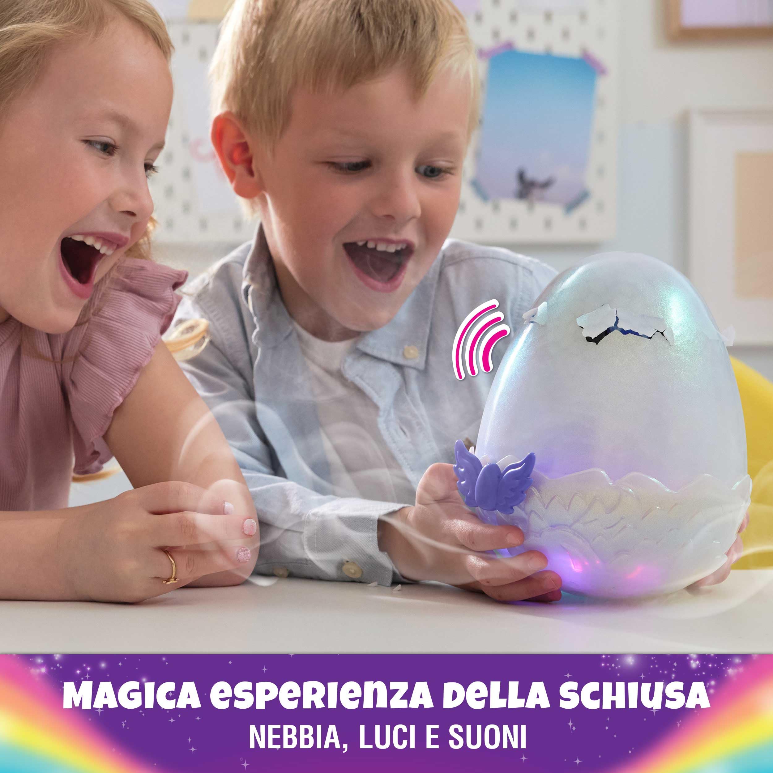 HATCHIMALS Alive, Uovo Mystery Hatch Draggle, Peluche Interattivo a Sorpresa con Effetti Speciali, Nebbia, Luci, 100 Reazioni e Suoni, Giocattoli per Bambini e Bambine, 5+ Anni - Modelli Variabili
