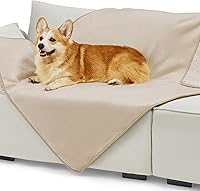 Vista 76 de Bedsure Mantas impermeables para perros pequeños – Manta de gato pequeño lavable para protección del sofá, manta de cachorro de forro polar sherpa