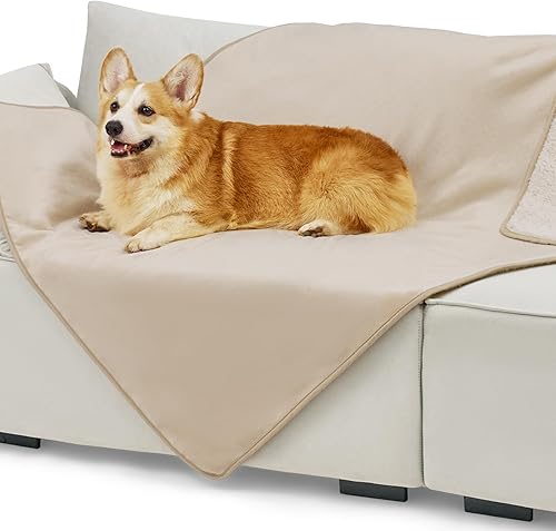 Bedsure - Manta para gatos de interior - Mantas impermeables y calmantes para gatos para protección del sofá, manta de vellón y sherpa para