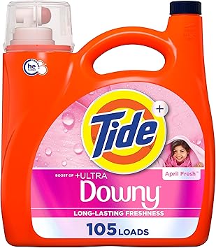 Tide Plus Boost of Ultra Downy Liquid Laundry Detergent, April Fresh Scent