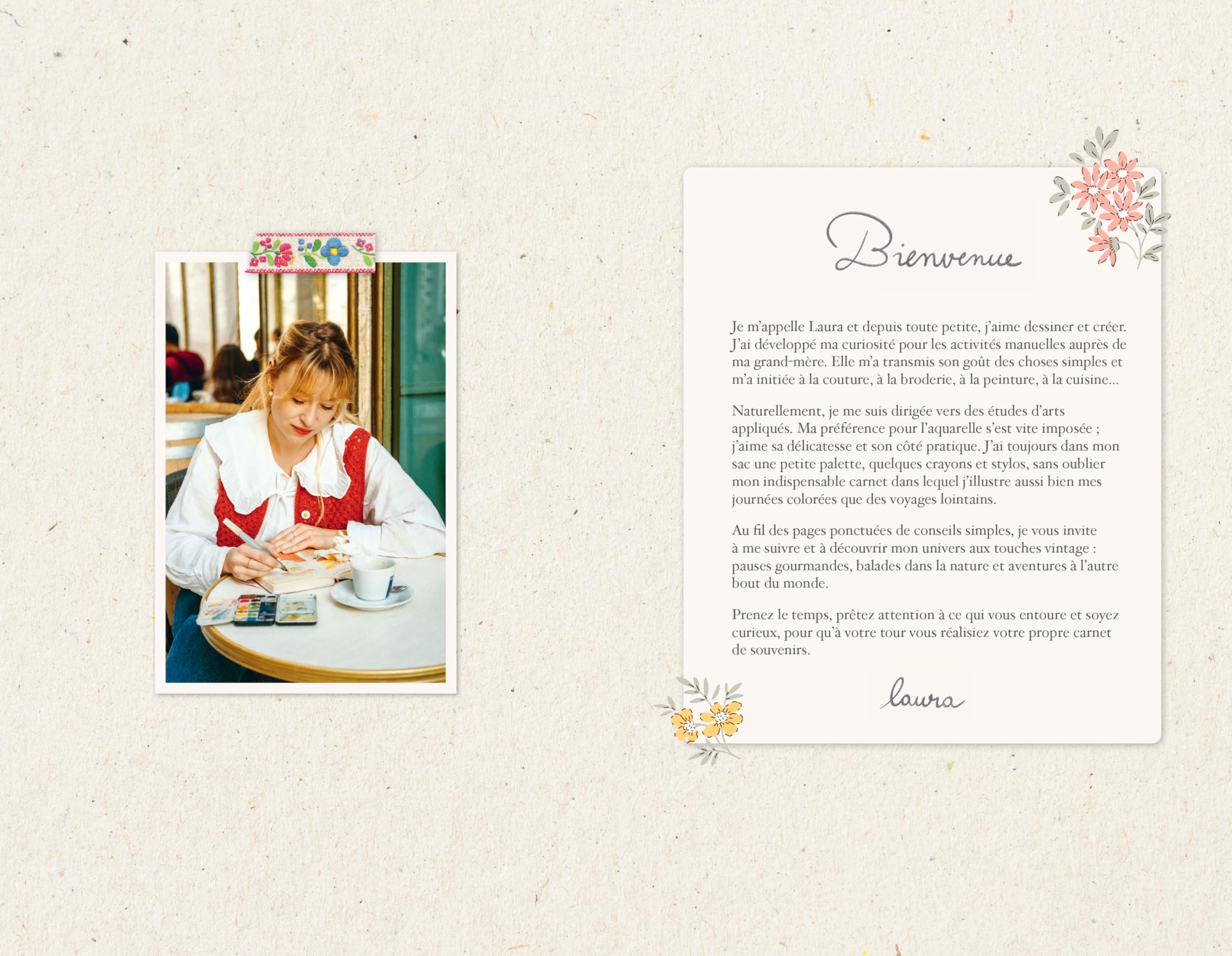Coffret "luxe" Mon quotidien à l'aquarelle avec LauraTravelbook