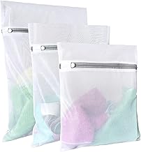 Lingerie Bags for Washing Delicates,Small Fine Mesh Laundry Bags,3Pcs(1 Large,1 Medium,1 Small)