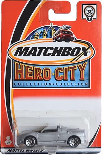 Matchbox Ferrari 360 Spider, colección Hero City Plata