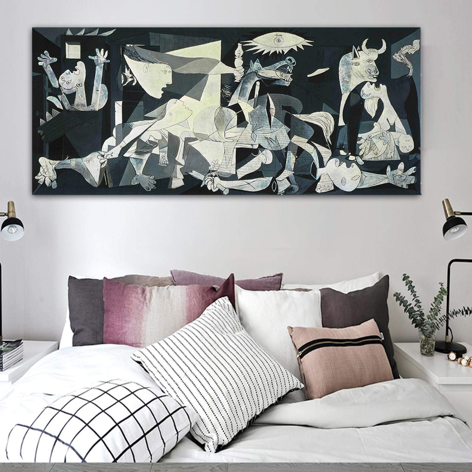 Amazon.co.jp: 大型ピカソ ゲルニカの有名な芸術の絵画の複製プリント