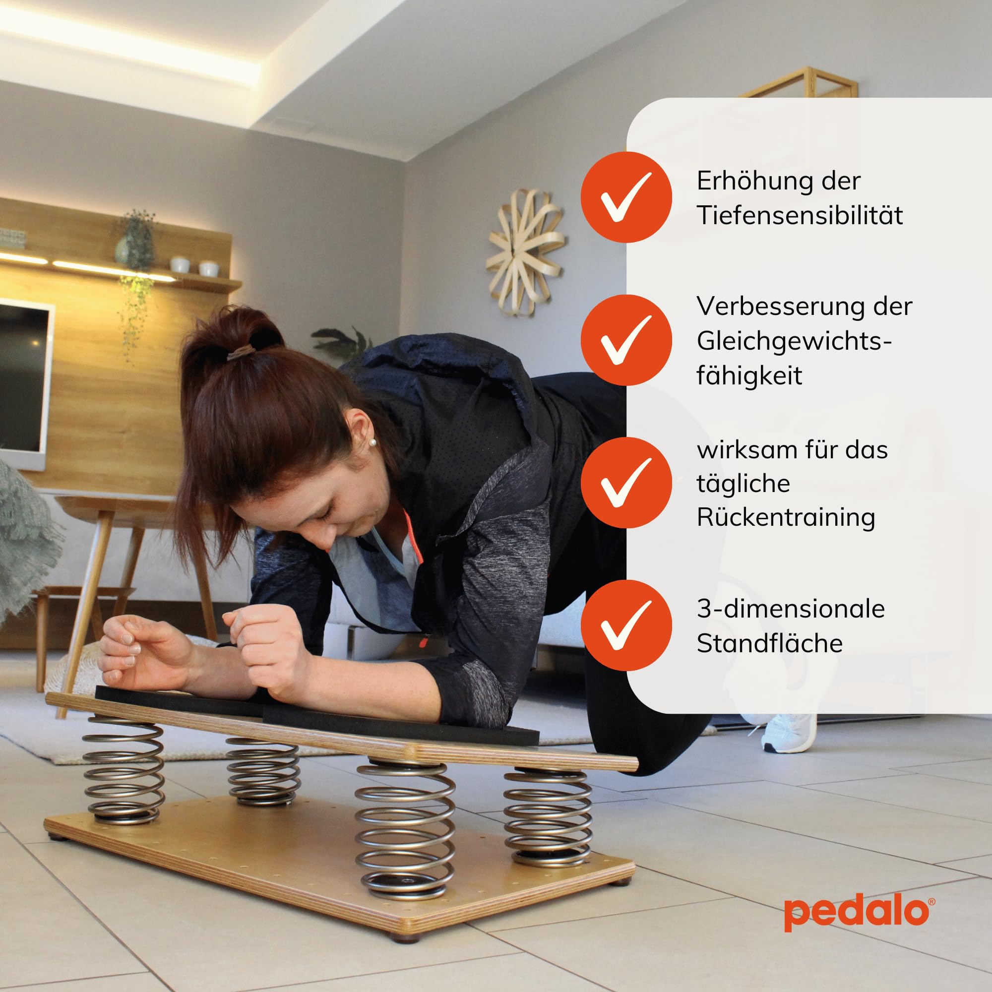 Pedalo® Federbrett 600 I Sensibilität I Balance I Koordination I Propriozeption I Training